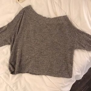 Long sleeve, off the shoulder sweater